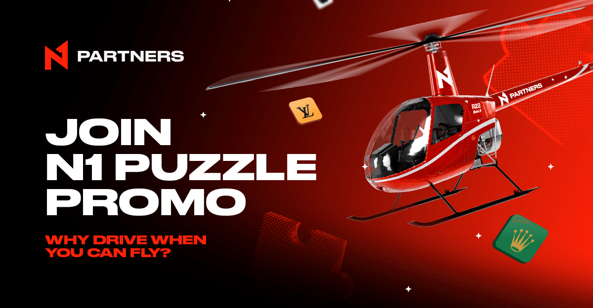Affiliates can win a helicopter in N1 Partners’ promo.