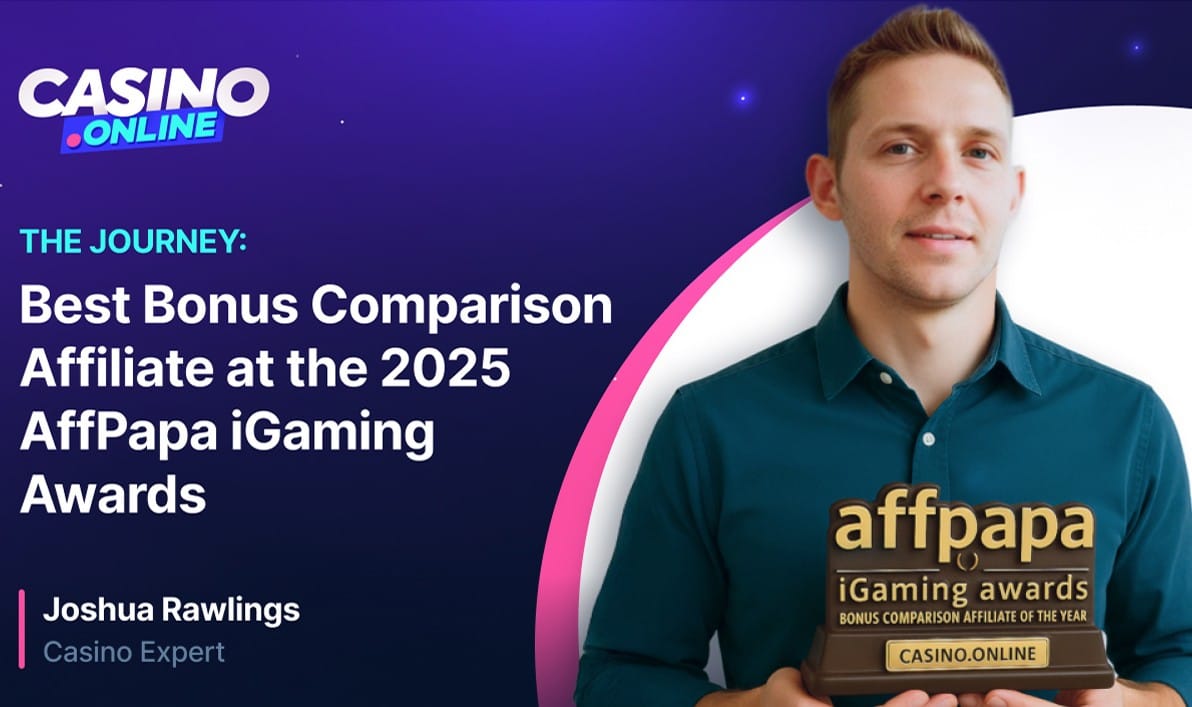 Casino.online wins big at AffPapa Awards.