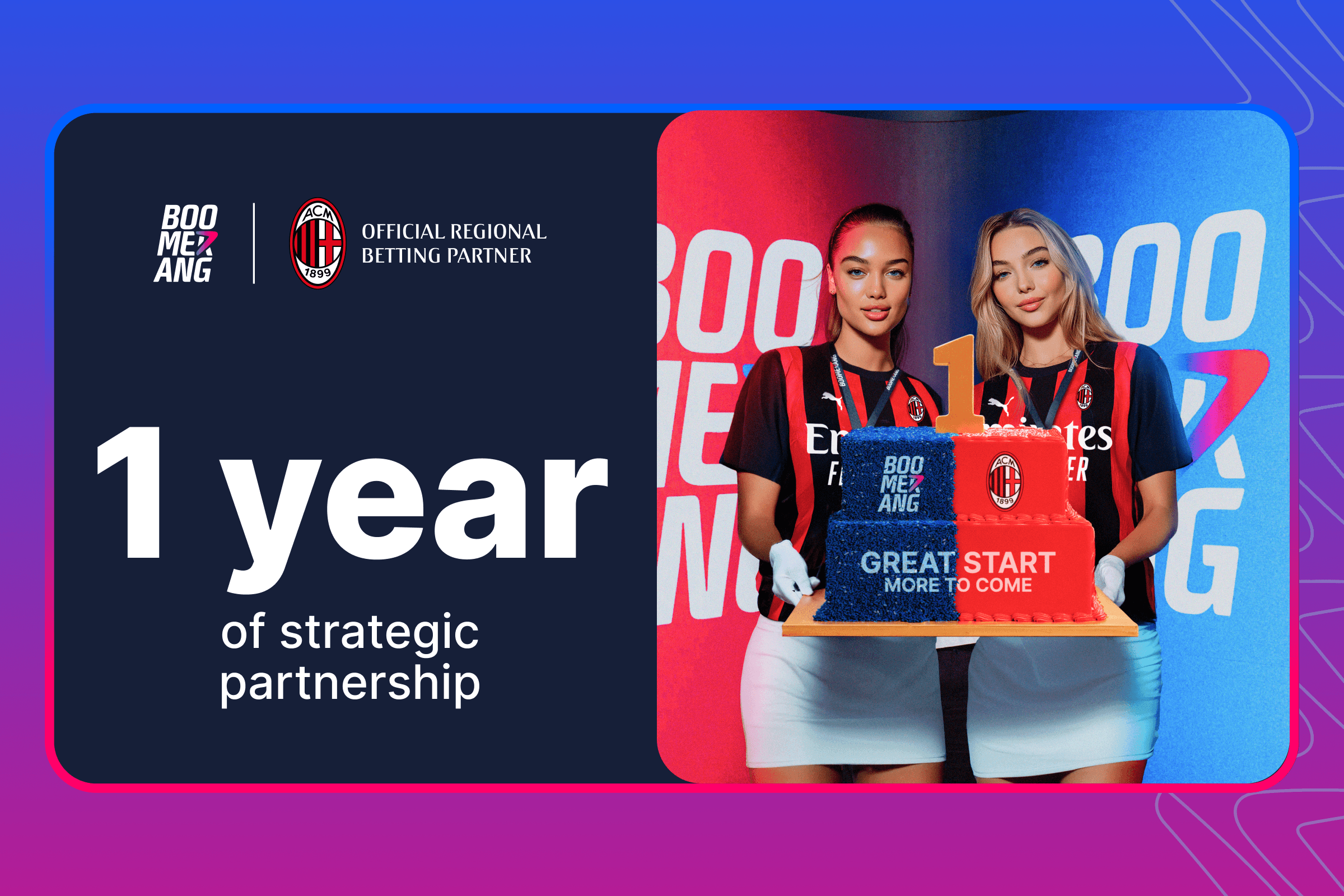 Boomerang & AC Milan Mark Partnership Anniversary