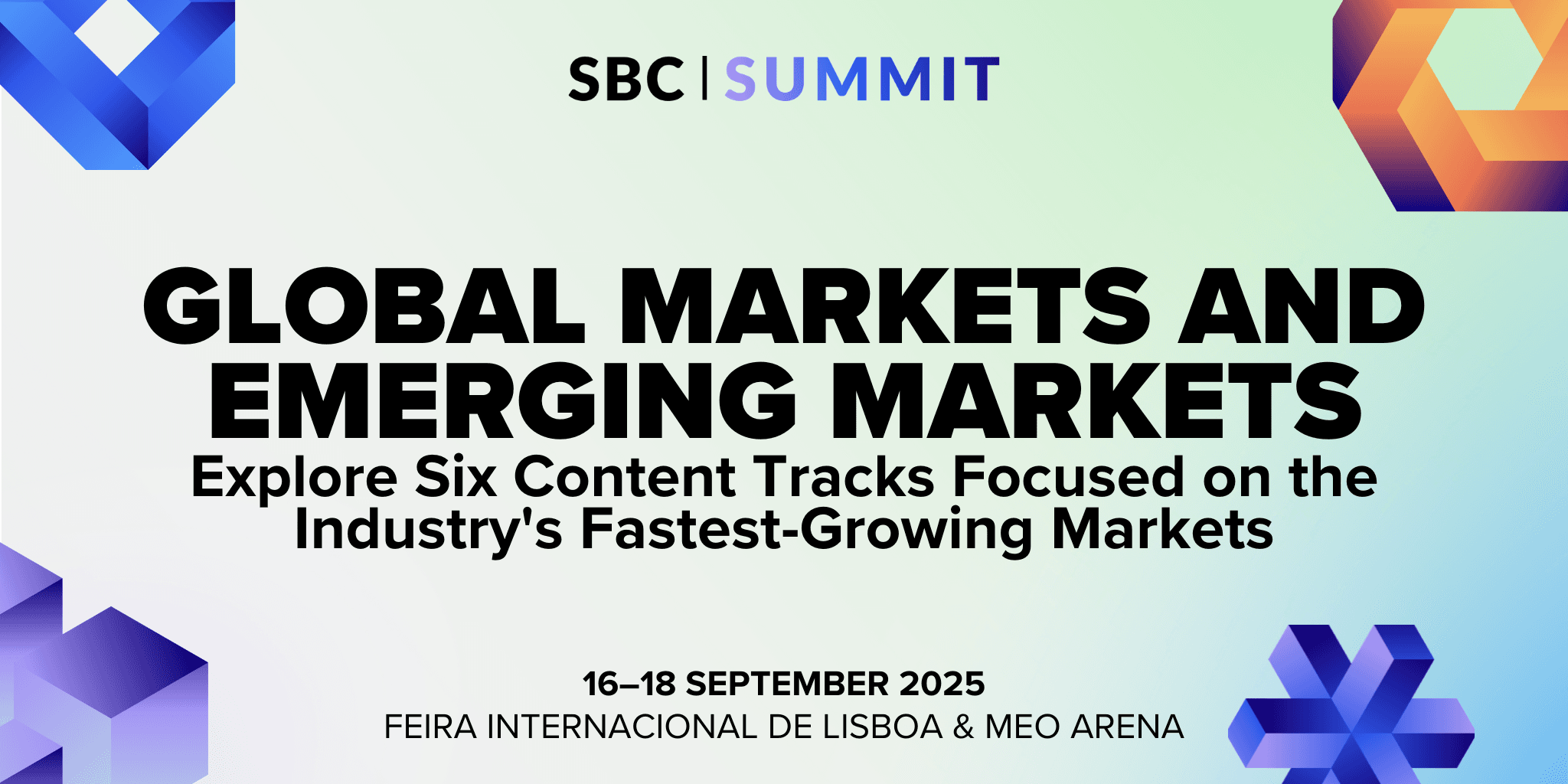 SBC Summit 2025 adds market-specific content.