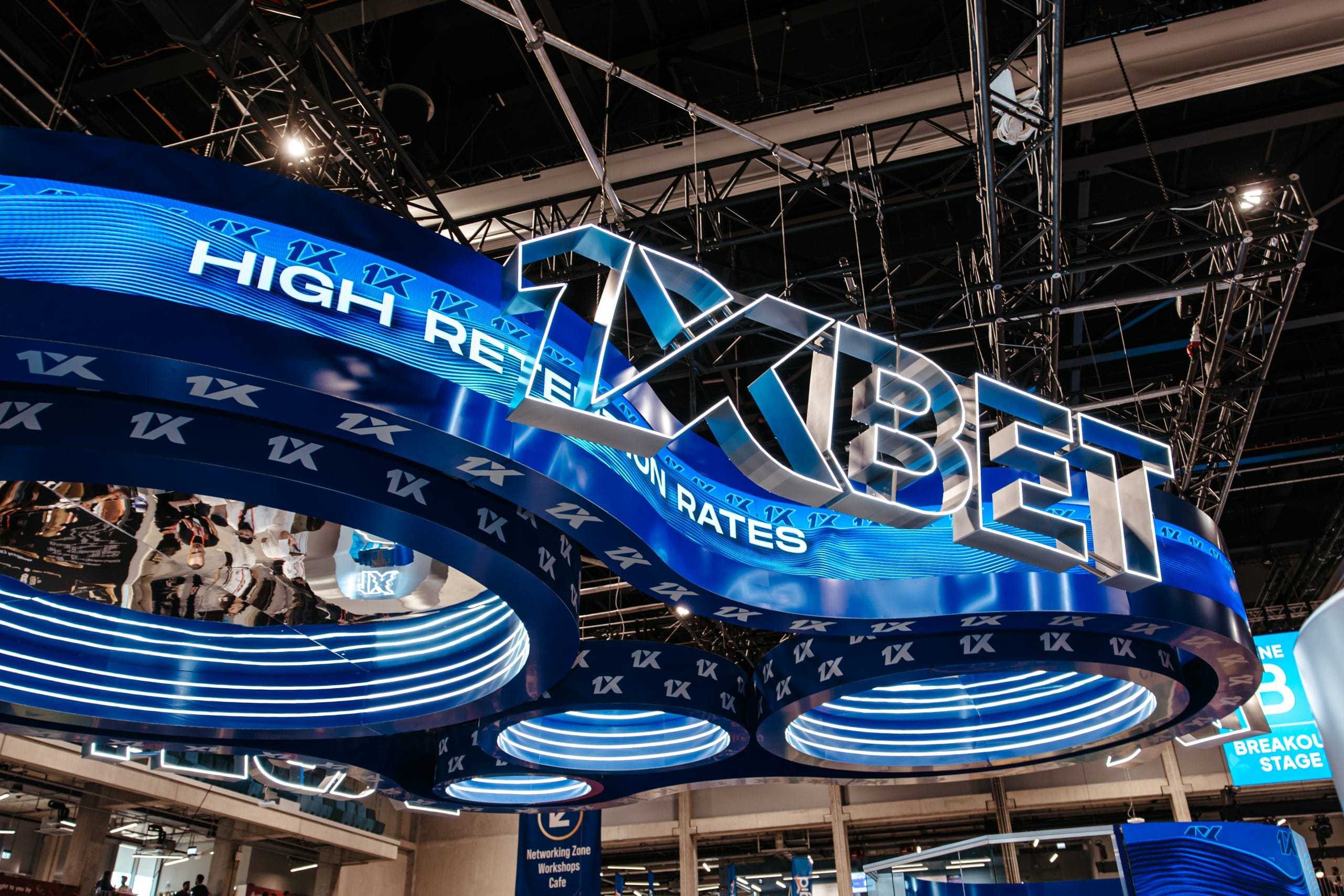 1XBET’s booth buzzed with activity at Affiliate World.