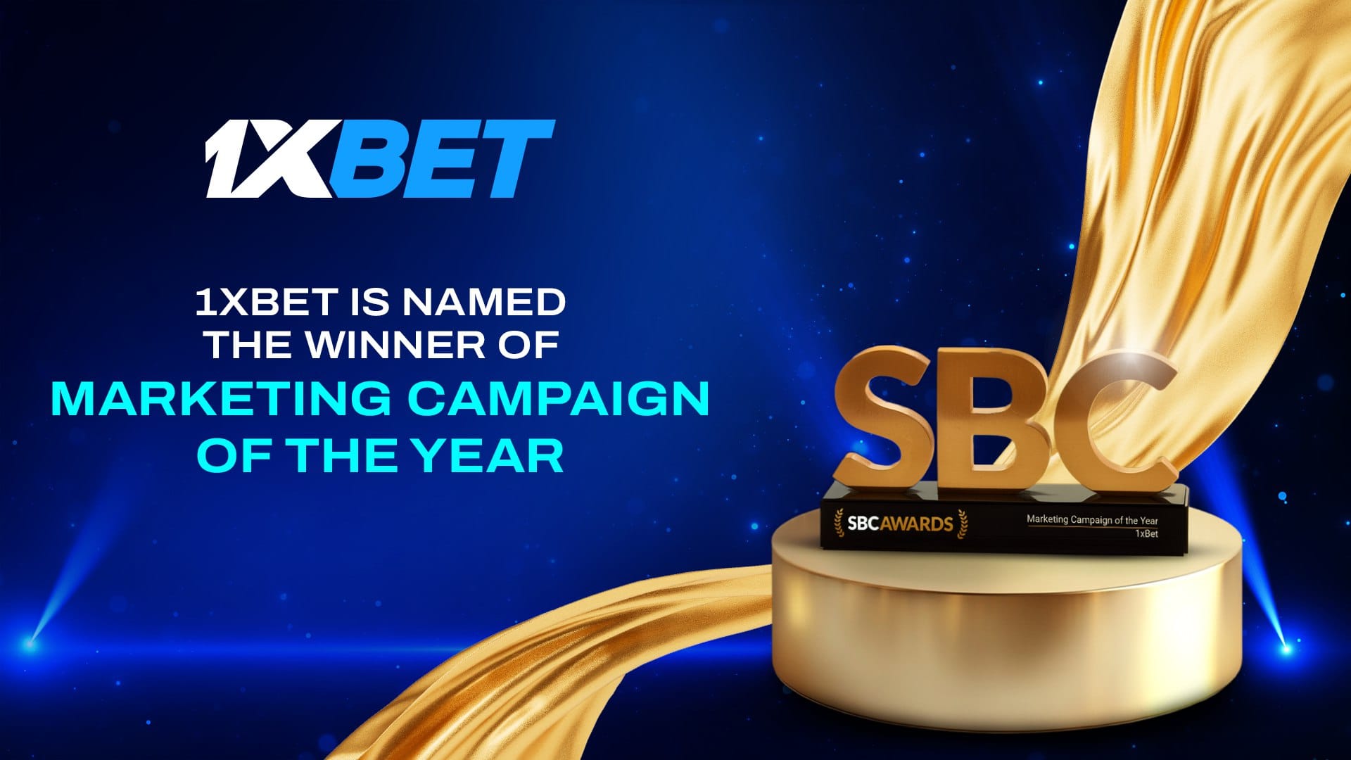 Marketing Campaign of the Year Award goes to 1XBET.